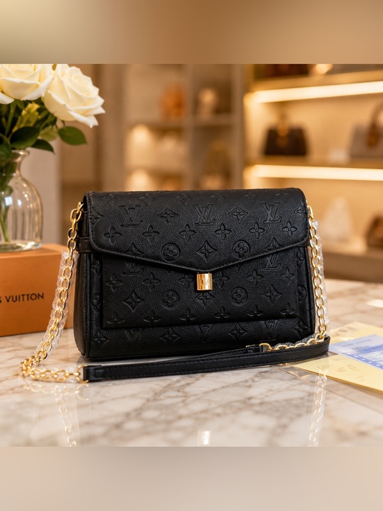 Unbranded /fashion Handbags - Black Fashion Monogram Chain Shoulder Bag